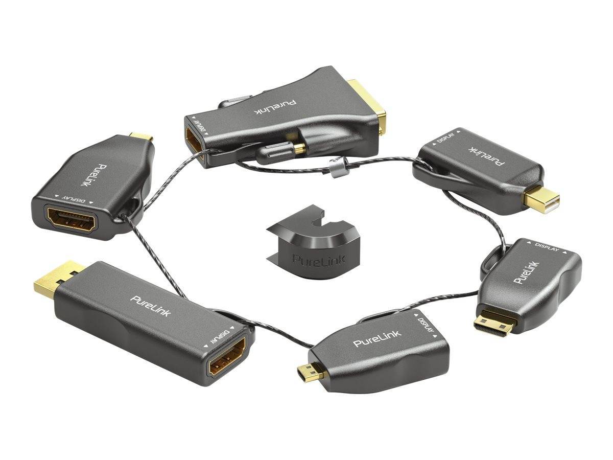 PureLink Adapter Ring groß IQ-AR210 miniDP/DP/USB-C/MiniHDMI/MicroHDMI/DVI Unterhaltungselektr.