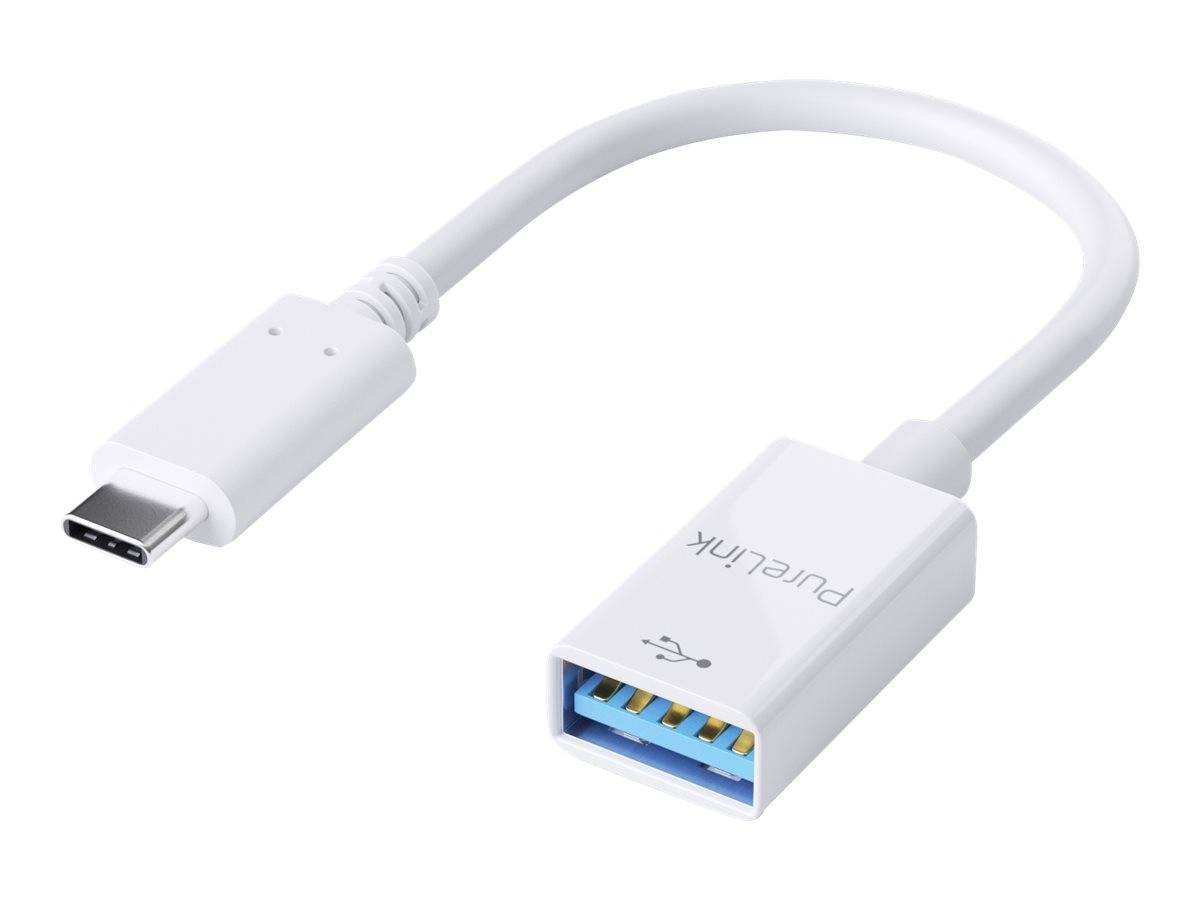 PureLink Adapter 0,10m iSerie IS230 USB-C auf USB-A, USB3.1 Gen1, weiß Unterhaltungselektr. Video