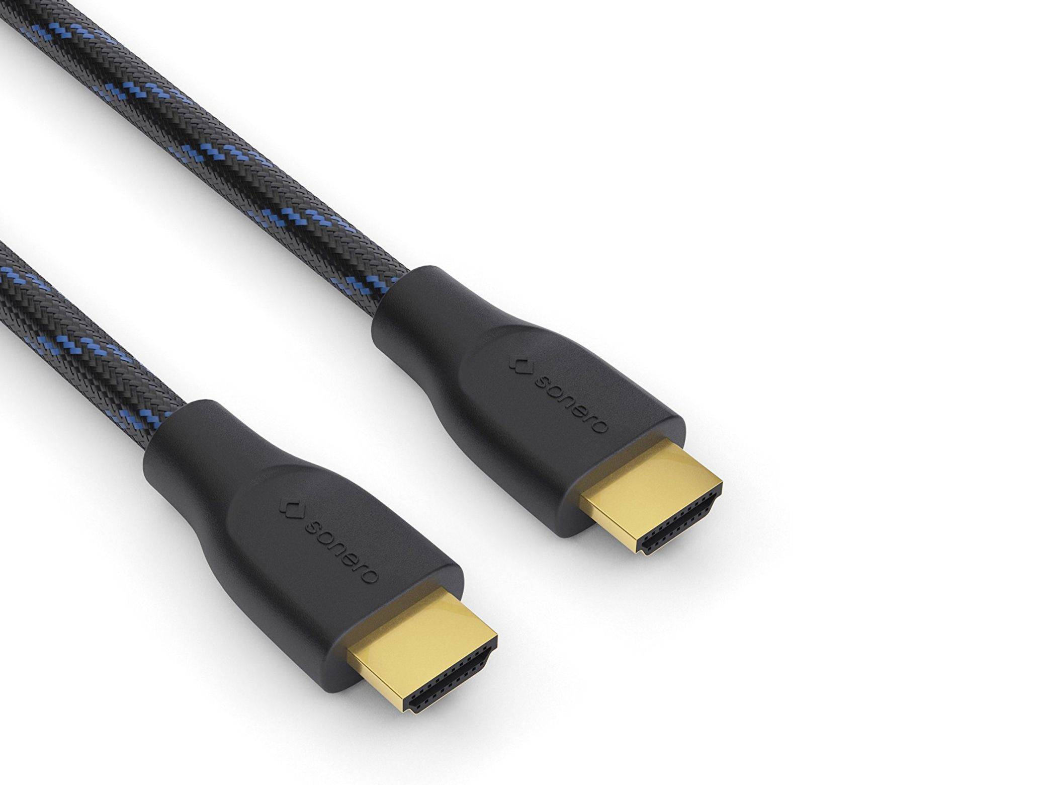 Sonero Premium HDMI-Kabel X-PHC011-030 HDMI2.0 18Gbps 4K/60Hz Nylonmantel 3m Unterhaltungselektr.