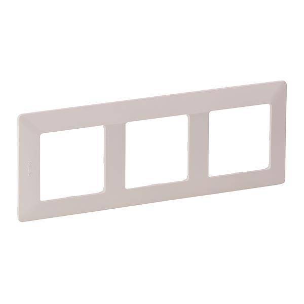 Legrand 754003 Rahmen 3-fach Valena Life ultraweiß Thermoplast Install.Baumaterial Schalter