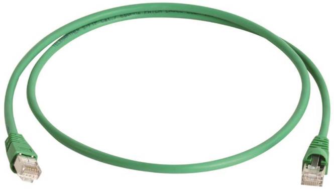 TG Patchkabel S-FTP 1,5m L00001A0168 FS500 MP8 LSZH grün Cat6A 500MHz Iso EA Install.Baumaterial
