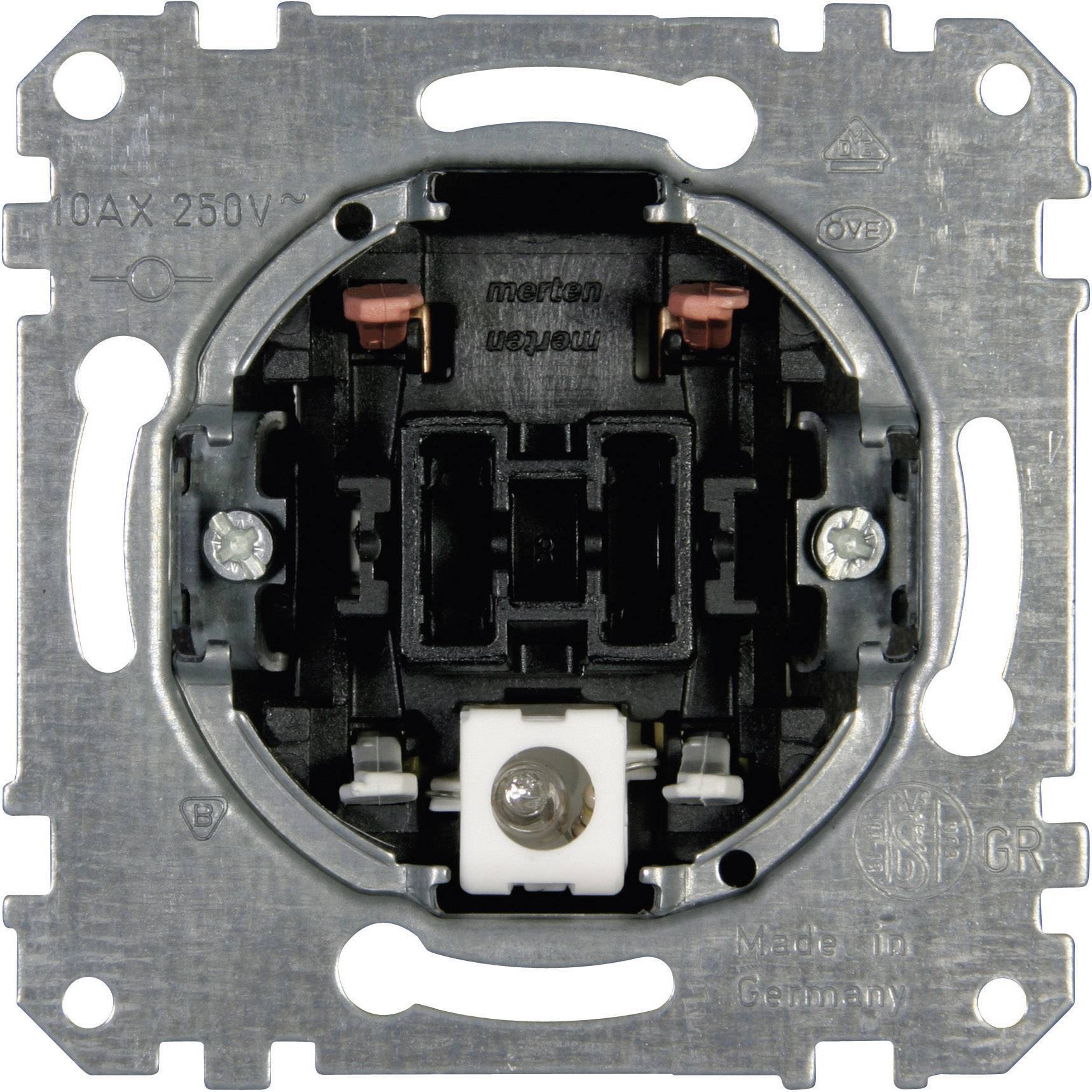 Merten Aus-Kontrollschalter MEG3102-0000 Einsatz 2pol Steckklemmen Install.Baumaterial Schalter