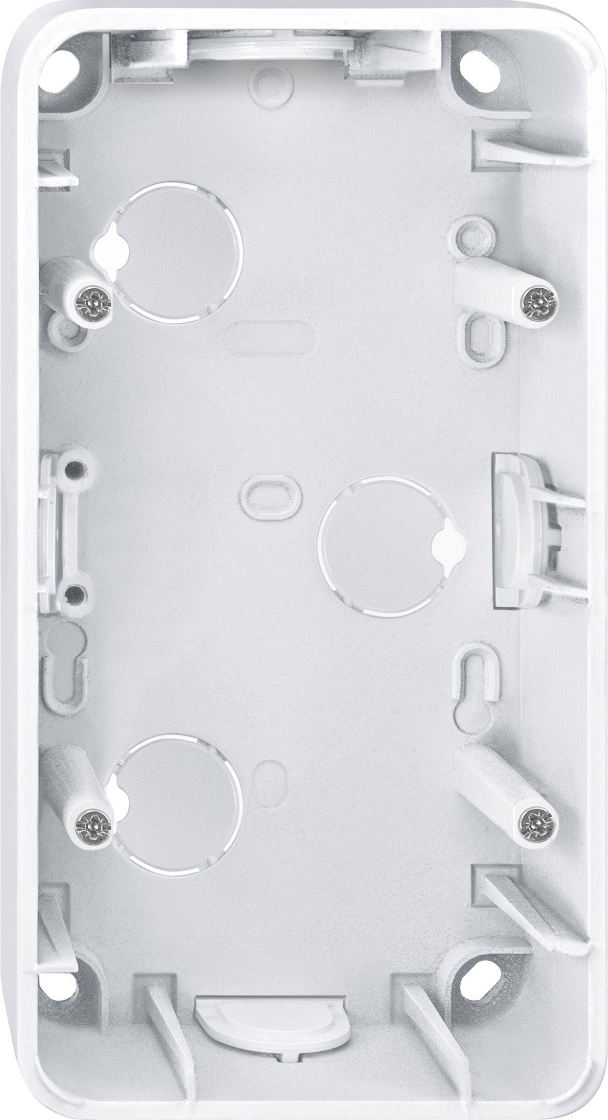 Merten AP-Gehäuse 2fach polarweiß 519219 glänzend 1-M ATELIER-M Install.Baumaterial Schalter