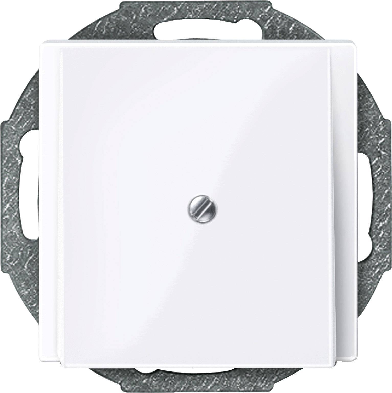 Merten Zentralplatte Leitungs- 296325 auslass aktivweiß glänzend System M Install.Baumaterial