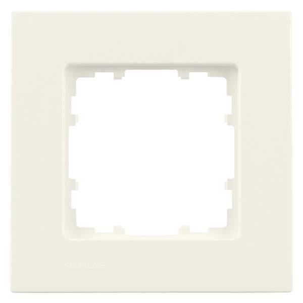 Siemens 5TG11110 DELTA miro Rahmen 1-fach Farbe titanweiß 90x90mm Install.Baumaterial Schalter