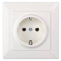 Siemens 5UB1580 Steckdose Typ F Weiß Install.Baumaterial Schaltermat/Geb.Steu Schalter Steckdosenm