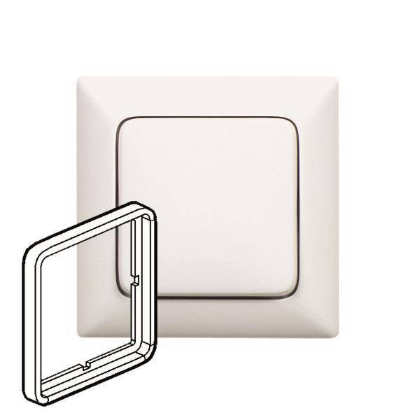 Legrand 776295 Zwischenring 50x50 Creo ultraweiß Install.Baumaterial Schaltermat/Geb.Steu Schalter