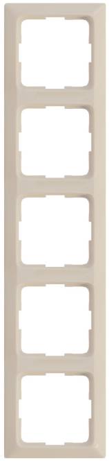 Legrand 776005 Rahmen 5-fach Creo mandelweiß Install.Baumaterial Schaltermat/Geb.Steu Schalter