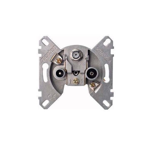 Merten Sat-Antennendose 3fach 466097 Install.Baumaterial Schaltermat/Geb.Steu Schalter Steckdosenm
