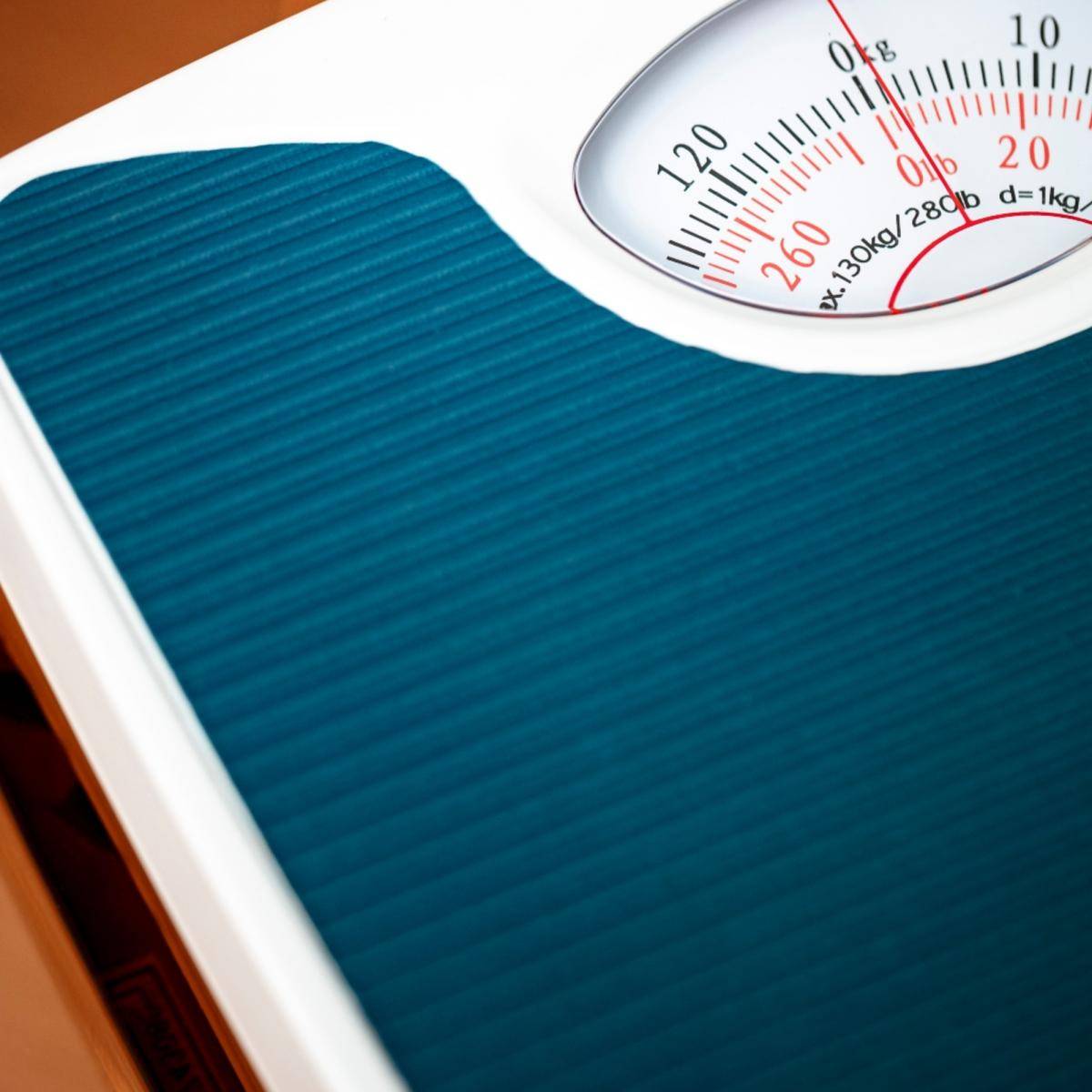 Analog Personenwaage Einpersonenwaage Gewichtskontrollgerät Retro Design Vintage Mechanische Personen Waage blau