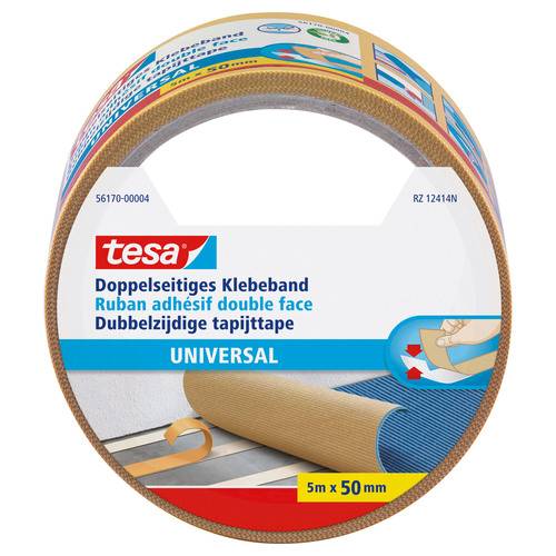 Eine Rolle beidseitiges Klebeband mit der Aufschrift „UNIVERSAL