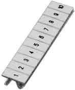 Phoenix 1053412 ZB10,LGS:L1-N,PE Zackband Industriematerial Verbindungstechnik Reihenklemmen