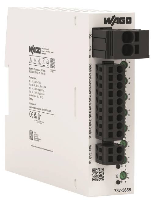 WAGO 787-3664 Elektronischer Schutzschalter 4-kanalig Industriematerial Ind-Schaltgeraete