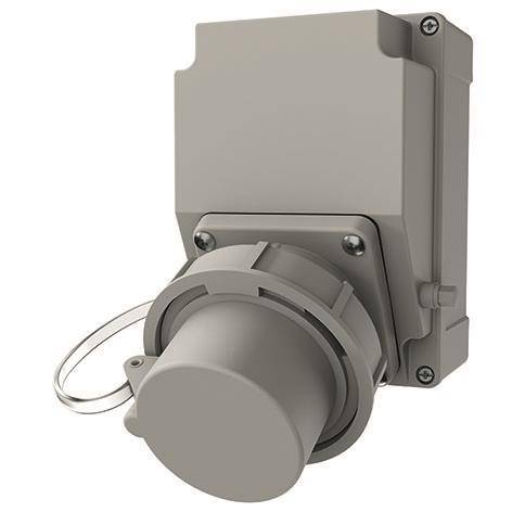 Mennekes Steckdosen-Kombination 8109264 IP67 CEE-Anbaugeraetestecker 32A 5p 1h Industriematerial