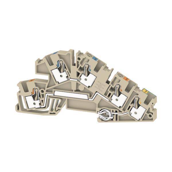 Weidmüller AITB 4 BB N-L-PE Installationsreihenklemme 2669090000 Industriematerial Reihenklemmen