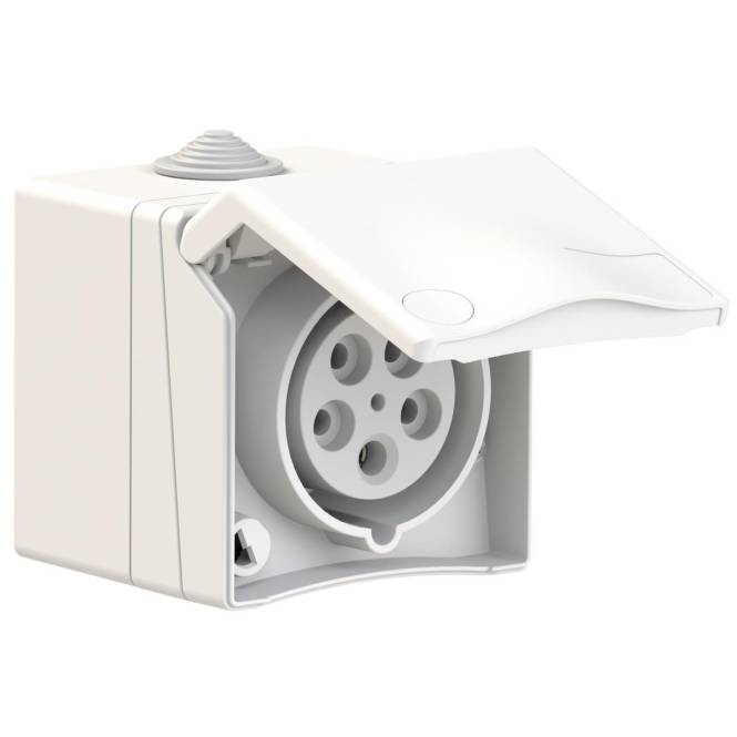 Bals Wandsteckdose 16A 5p 6h IP44 110711 TH Typ Haushalt Industriematerial Verbindungstechnik