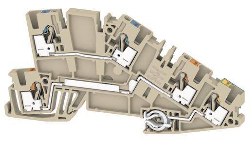 Weidmüller AITB 2.5 N-L-PE Installationsreihenklemme 2669020000 Industriematerial Reihenklemmen