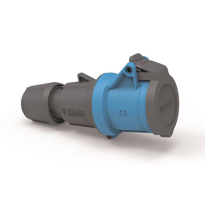 Bals Kupplung INNOLINQ QC 16A 3p 311 230V 6h IP54 blau 157x59x80mm blank Industriematerial