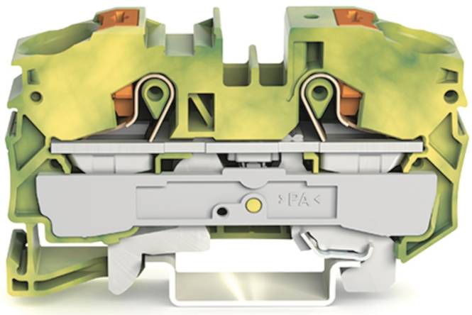WAGO 2216-1207 2-Leiter-Schutzleiterk- lemme,mit Drücker,16 mm² Industriematerial Reihenklemmen