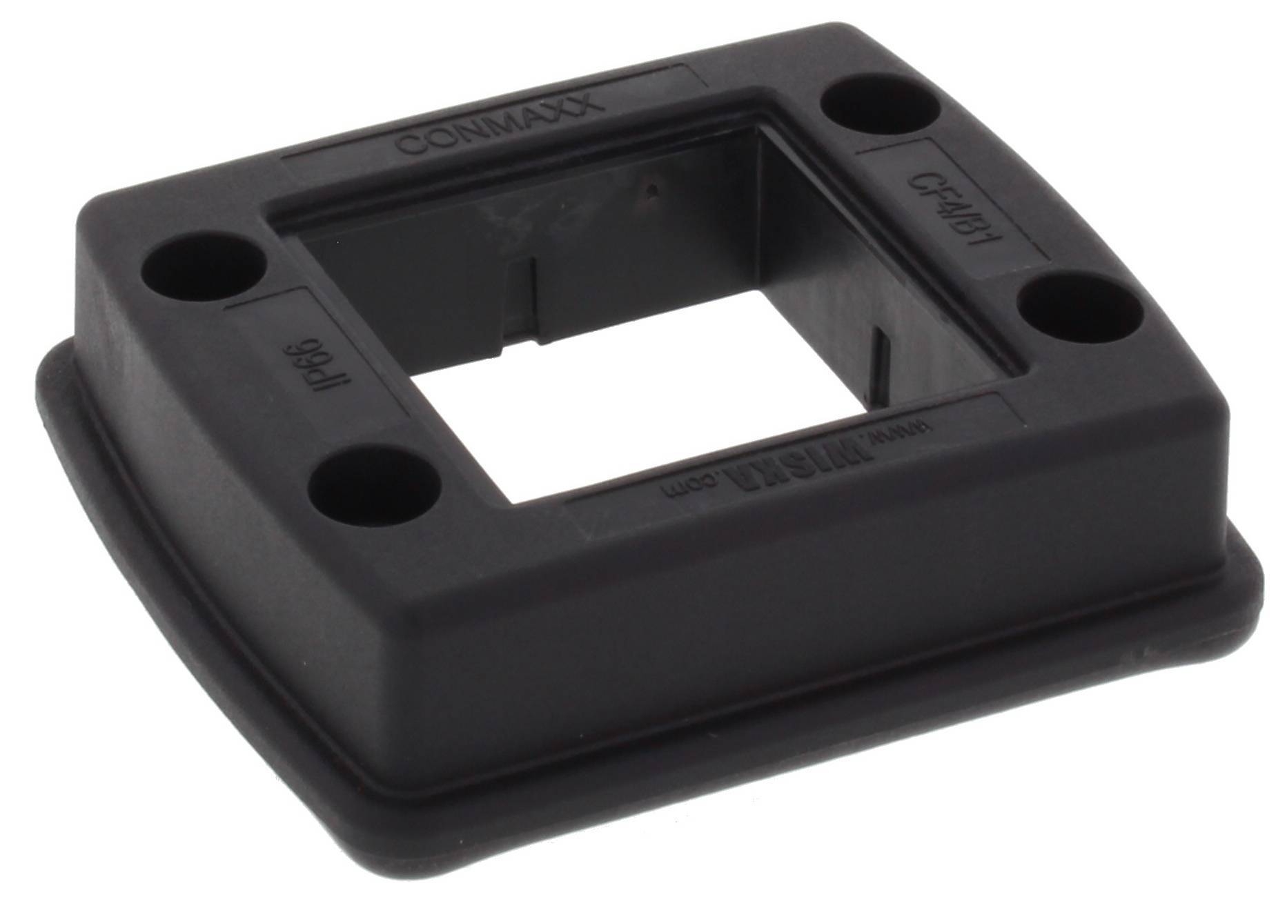 WISKA Rahmen für CF 4-B1 V0 BK Einführungsflansch, schwarz 10108180 Industriematerial