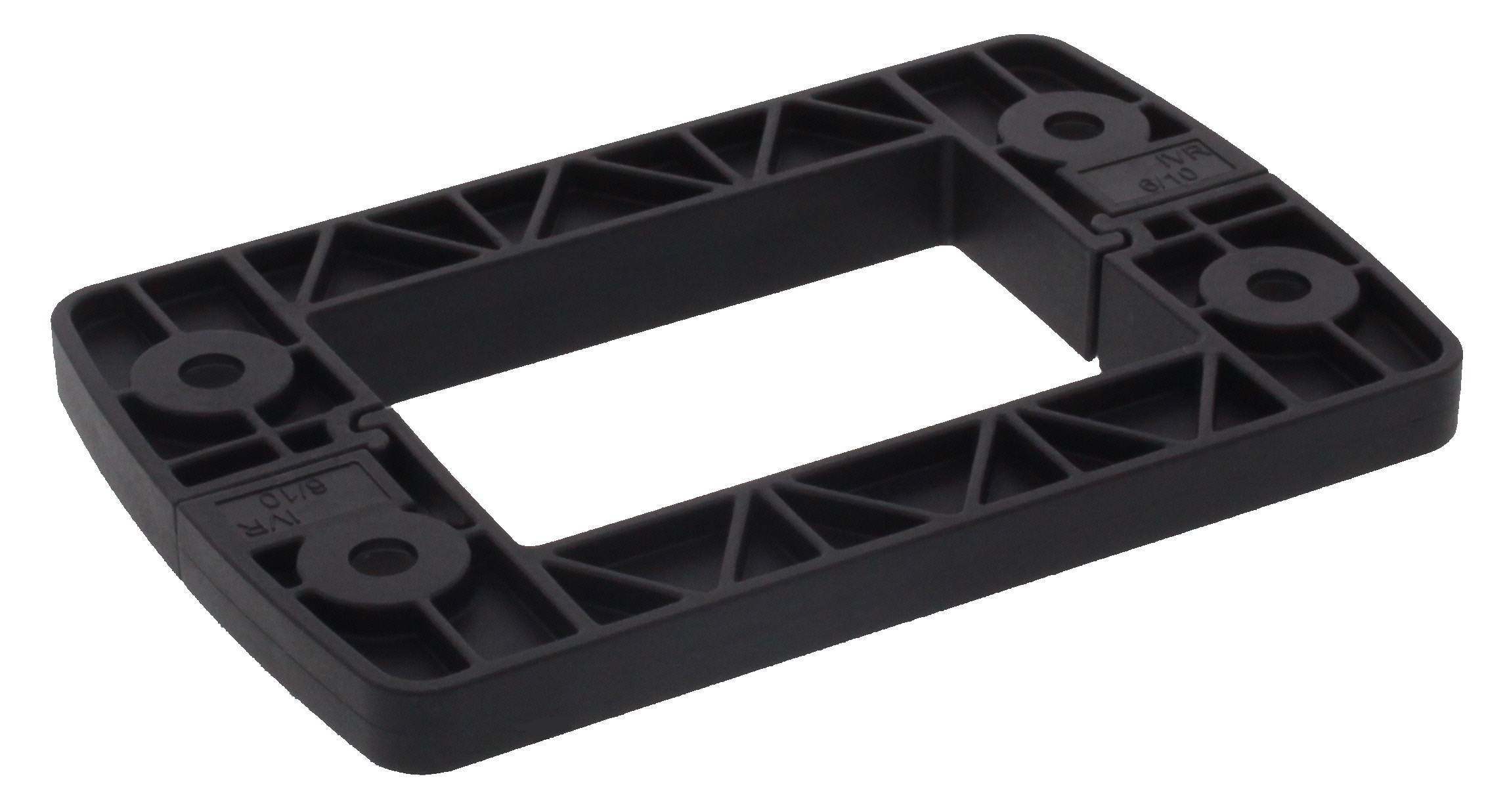 WISKA Verriegelungsrahmen für CV 6 V0 BK Einführungsflansch, schwarz 10108185 Industriematerial