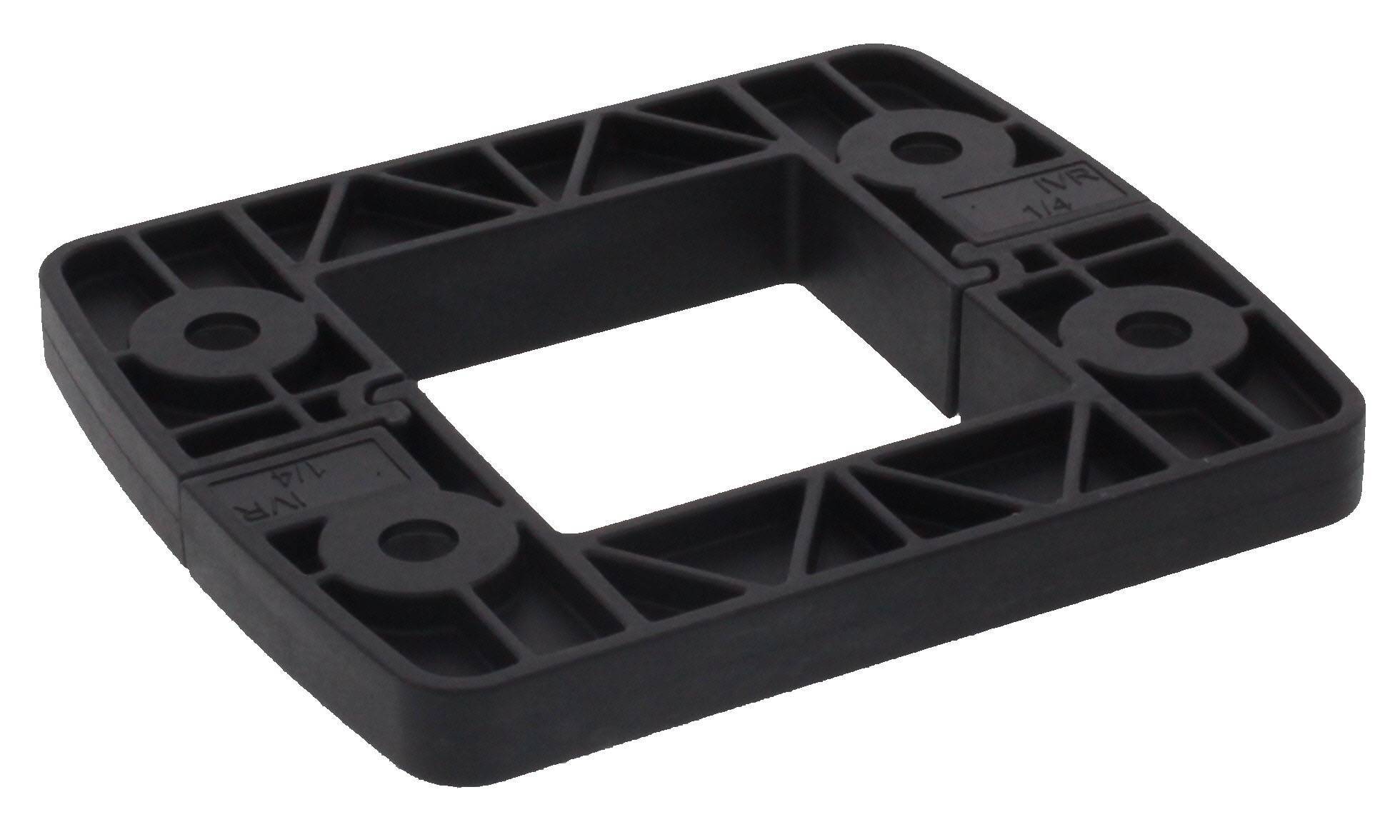 WISKA Verriegelungsrahmen für CV 4 V0 BK Einführungsflansch, schwarz 10108184 Industriematerial
