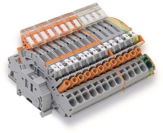 WAGO 2007-8874 Klemmenblock,für Strom- und Spannungswandler,mehrfarbig Industriematerial
