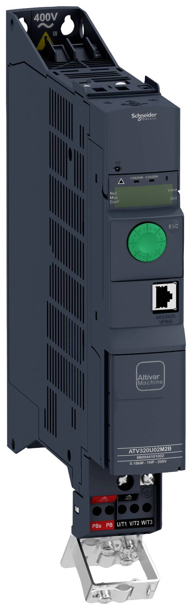 GS Frequenzumrichter ATV320U06N4B ATV320, 0,55kW, 380...500V, 3-phasig, Industriematerial