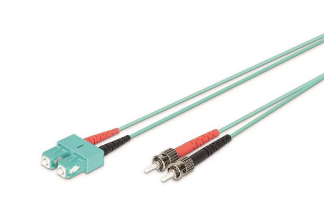 LWL Patchkabel OM3 DK-2512-01/3 ST-D/SC-D 50/125 Multimode Länge1,0m Install.Baumaterial