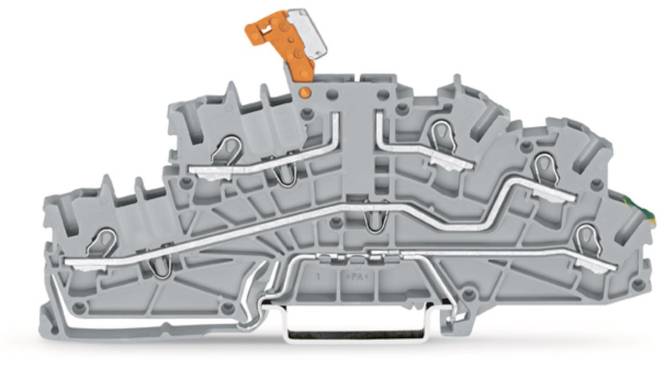 WAGO 2003-6644 Installationsetagen- klemme,mit schwenkbarem Trennmesser Industriematerial