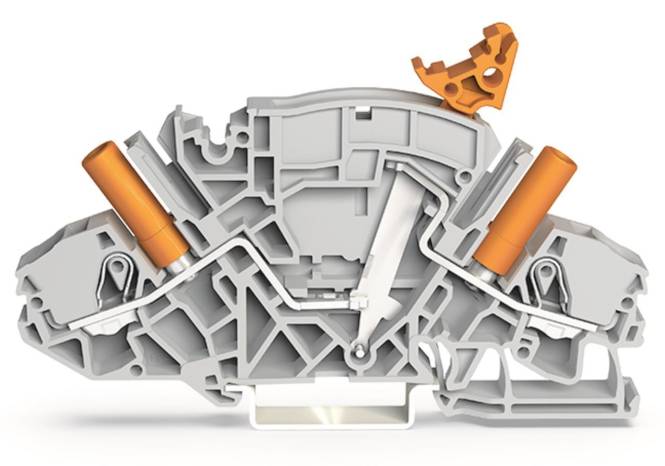 WAGO 2007-8821 2-Leiter-Trenn-und Messklemme,z. B. für Stromwandlerschaltu Industriematerial