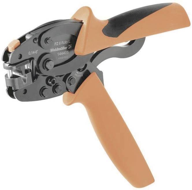 Weidmüller PZ 6 ROTO L Crimpwerkzeug f.Aderendhülsen 0,14qmm 6qmm 1444050000 Industriematerial