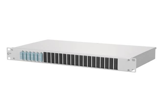 Metz OpDAT fix 6xSC-D OM3 150255BA06-E Keramik aqua bestückt 19z 1HE Spleißbox Install.Baumaterial