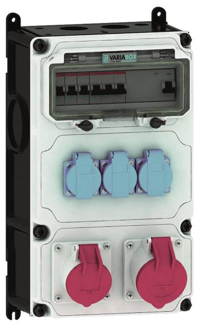 BALS Steckdosen-Kombination Varia- 89091 Box Größe L Industriematerial Verbindungstechnik