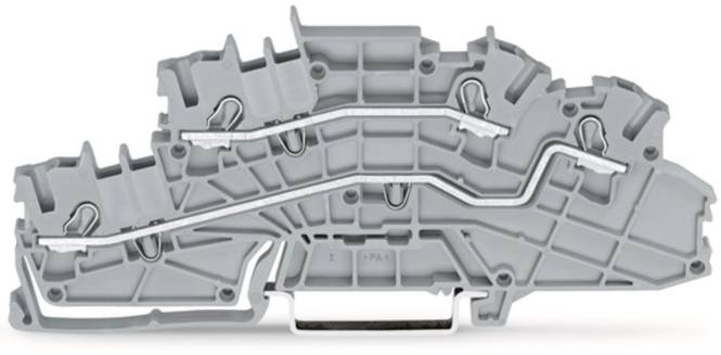 WAGO 2003-6642 Installationsetagen- klemme,L/L,Push-in CAGE CLAMP ,grau Industriematerial