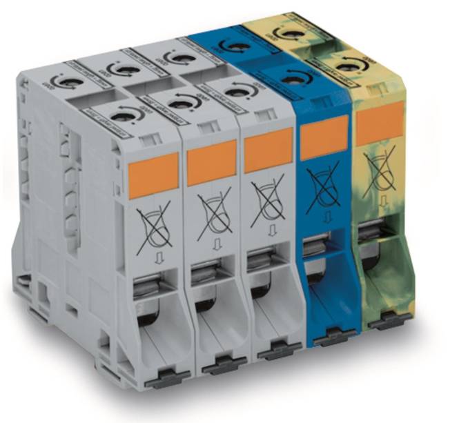 WAGO 285-199 Drehstromset,mit Hochstromklemmen 95 mm² Industriematerial Verbindungstechnik