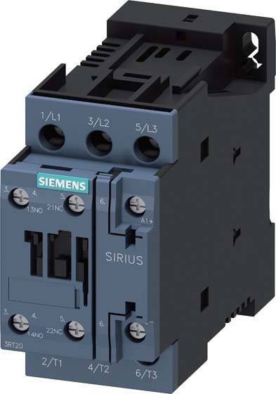 Siemens 3RT20231BB40 Schütz AC-3 4kW/400V 1S+1Ö 24VDC 3p S0 Industriematerial Ind-Schaltgeraete