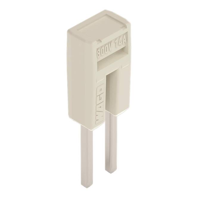 WAGO 2000-402 Brücker,2-fach,isoliert,lichtgrau Industriematerial Verbindungstechnik Reihenklemmen