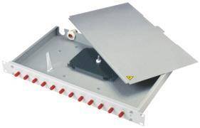 TG 19 LWL-RANGIERVERT.BASIS H02030A9590 eco, 1 HE M.6xLC-DUPLEX-KPL.,METALLHÜLSE Netzw.Telekomm