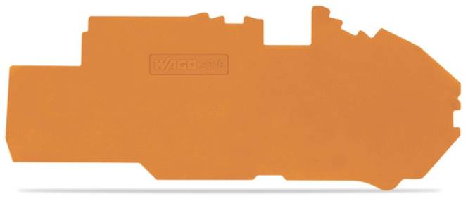 WAGO 2016-7792 Abschluss-und Zwischenplatte,1 mm dick,orange Industriematerial Verbindungstechnik