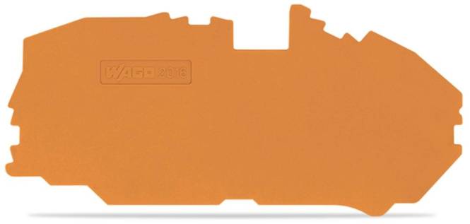 WAGO 2016-7692 Abschluss-und Zwischenplatte,1 mm dick,orange Industriematerial Verbindungstechnik