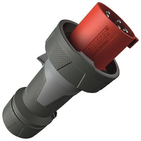 Mennekes PowerTOP Xtra 125A 5P 6H 13225 ** 400V IP67 CEE Stecker vernickelte Kon Industriematerial