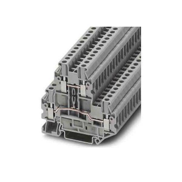 Phoenix 3044636 UTTB 2,5 Doppelstock-Klemme Industriematerial Verbindungstechnik Reihenklemmen