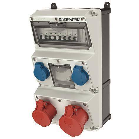 Mennekes Steckdosen-Kombination 930013 AMAXX 2CEE 32A/16A 5P 2xSchuko Industriematerial