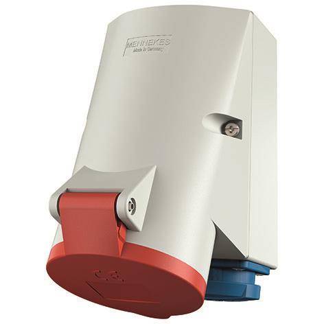 Mennekes 32A5P 6H400V Wanddose IP44 1651 Doppelbox TwinContact Industriematerial Verbindungstechnik