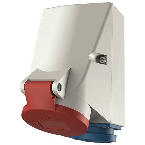 Mennekes 16A5P 6H400V Wanddose IP44 1649 Doppelbox TwinContact Industriematerial Verbindungstechnik