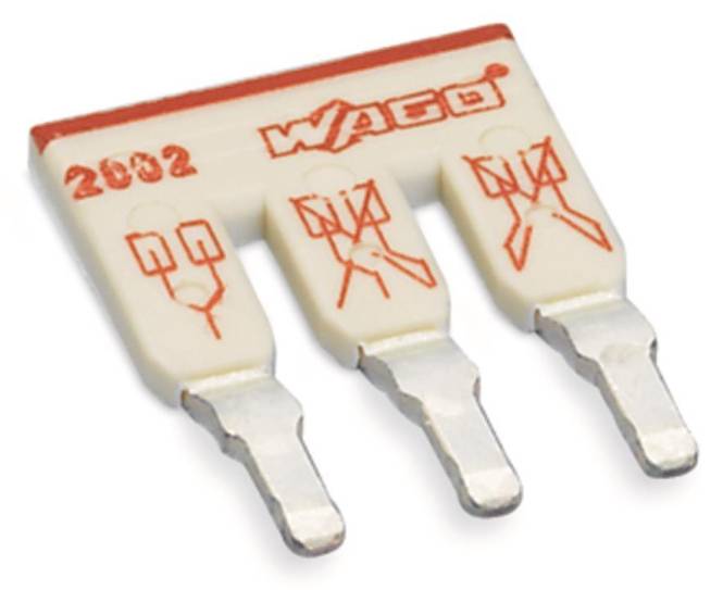 WAGO 2002-473 Schachtelbrücker, 3-fach,isoliert, lichtgrau Industriematerial Verbindungstechnik