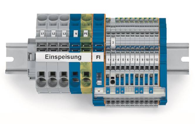 WAGO 821-104 TOPJOB S-Unterverteiler-Set Industriematerial Verbindungstechnik Reihenklemmen