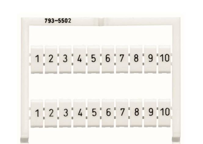 WAGO 793-5502 WMB-Beschriftungskarte, als Karte, bedruckt,weiß Industriematerial Verbindungstechnik