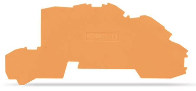 WAGO 2003-7692 Abschluss-und Zwischenplatte,,orange Industriematerial Verbindungstechnik